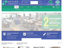 Tablet Screenshot of activeofficefurniture.com.au